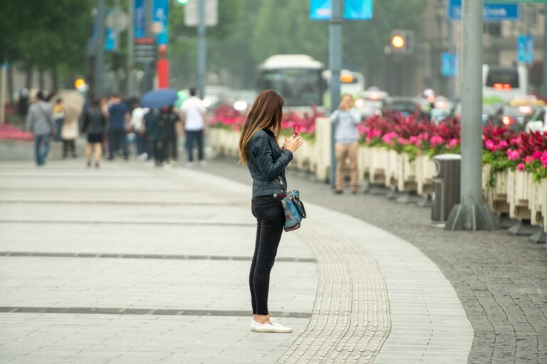 City street pedestrian