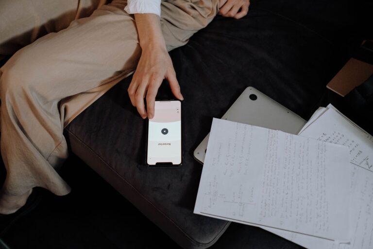 Flashcards smartphone study
