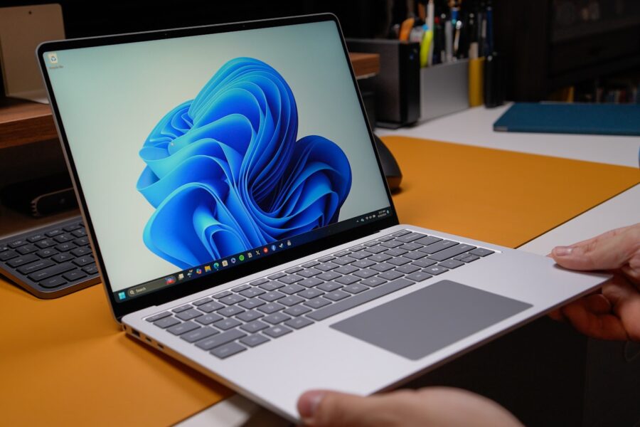 Laptop web browser