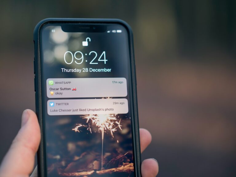 Phone sms notification