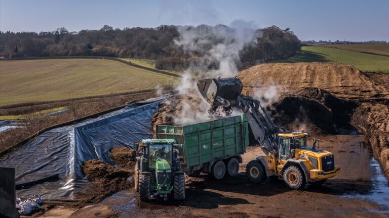 Industrial composting facility