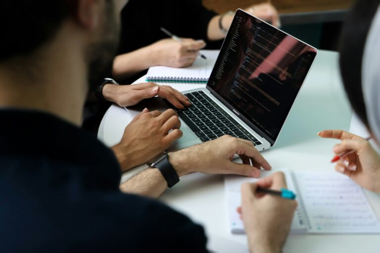 Business people laptop