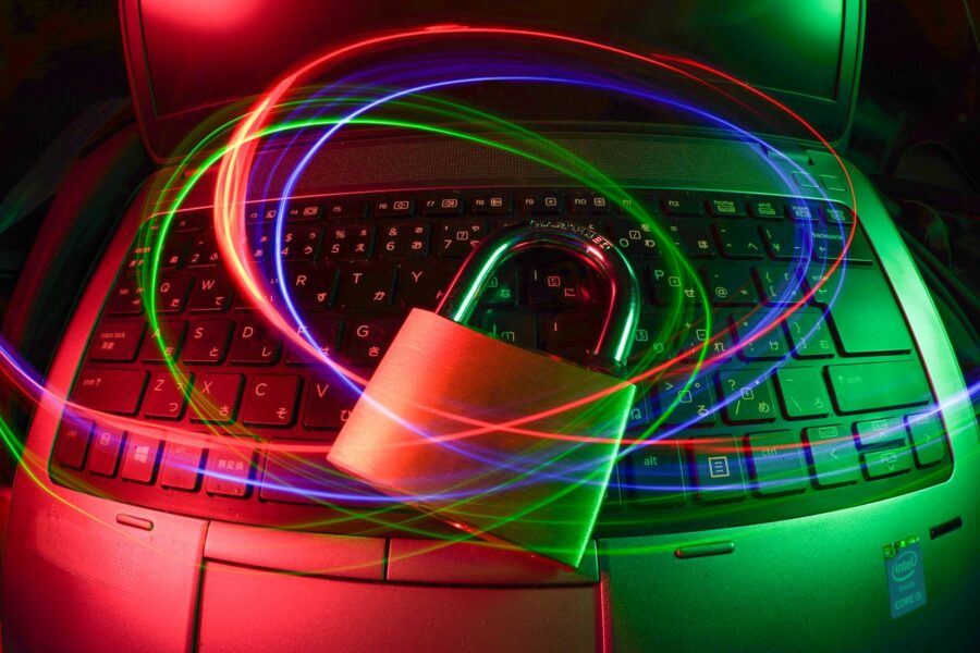 Laptop email inbox