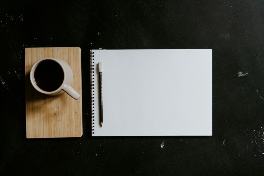 Laptop notebook coffee