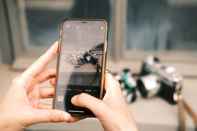 Person using phone