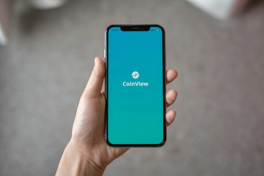 Person holding iphone