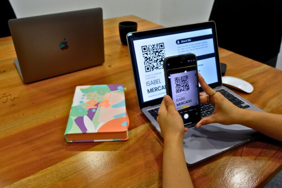 Hand scanning code