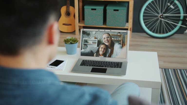 Person using external