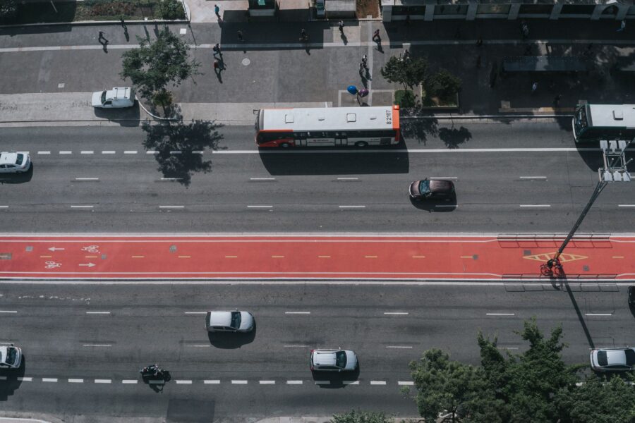 City street bus