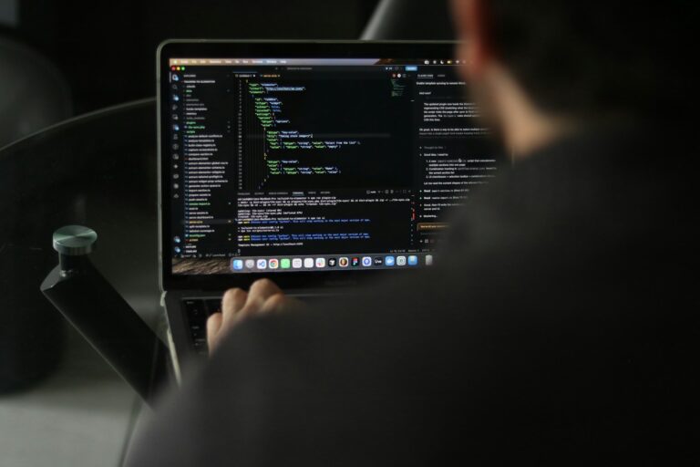Person reviewing workflow