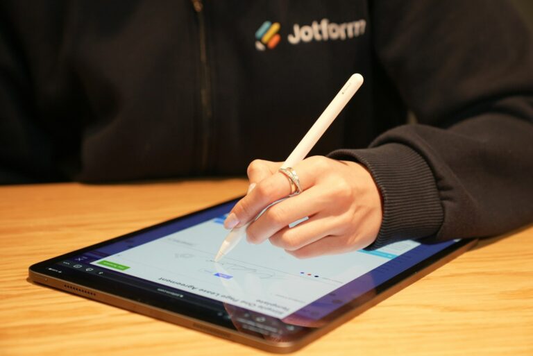 Person signing contract