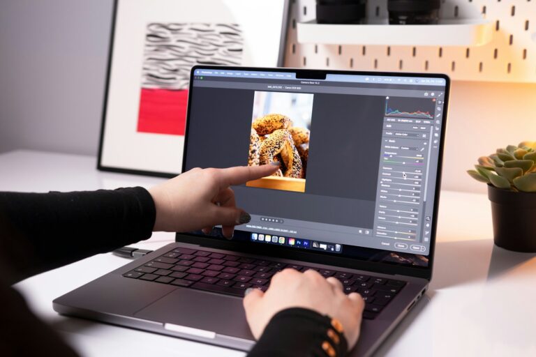 Person editing pdf