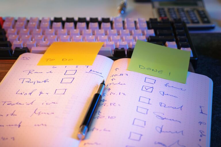 Close notebook checklist