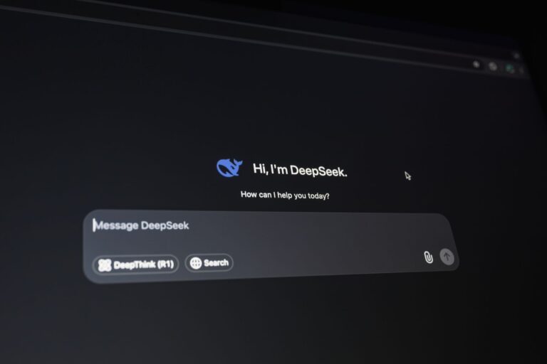 Chatbot interface closeup