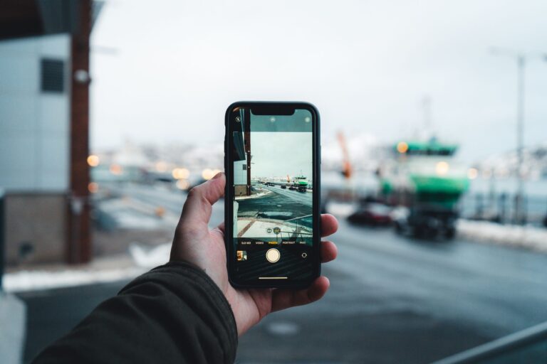 Person using phone