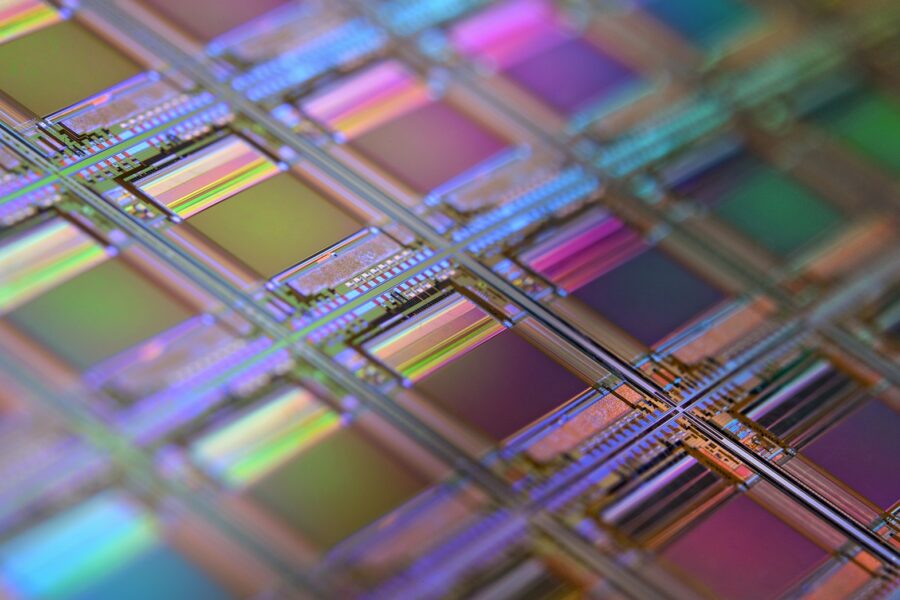 Circuit board closeup