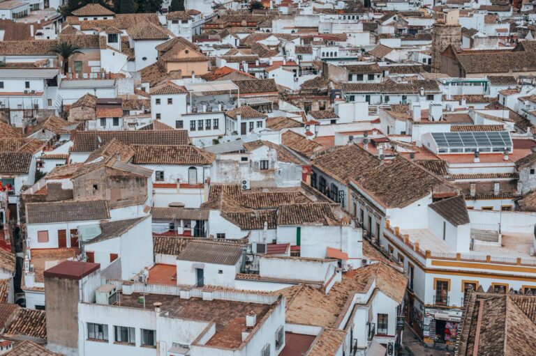 White cool roof