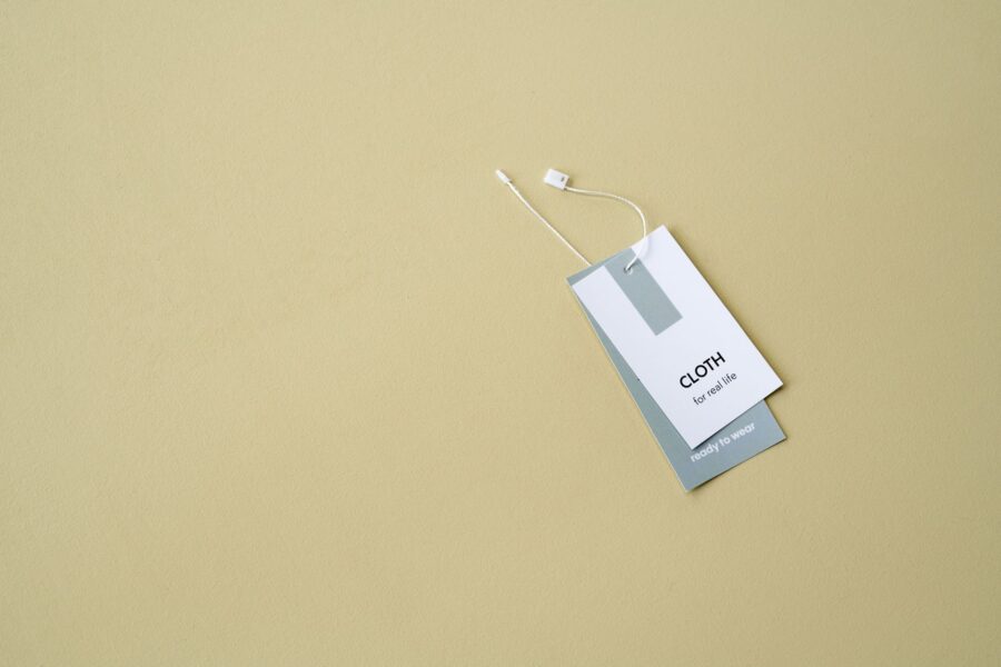 Code label clothing