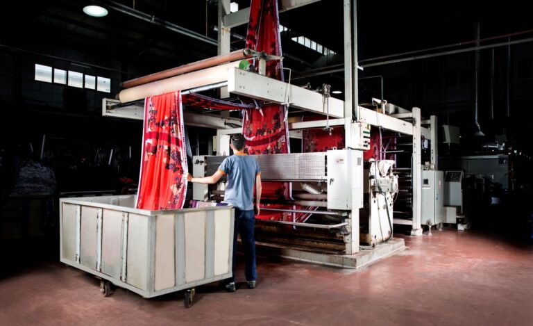 Factory worker scanning