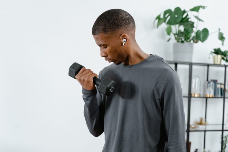 Person wearing wireless