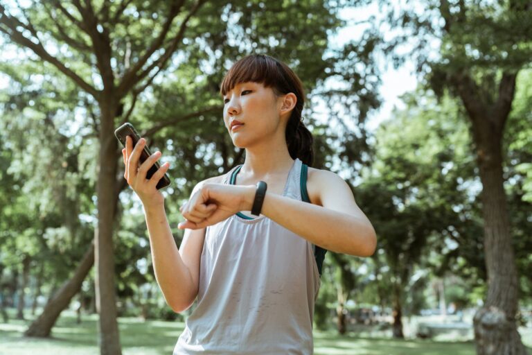 Fitness tracker bedroom